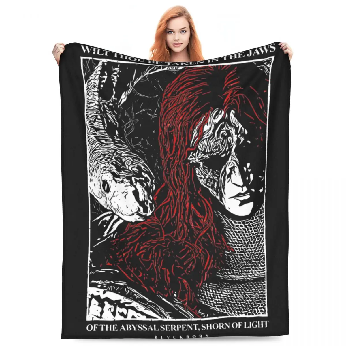 

Messmer Eldened Ringed Shadow Of The Erdtree Blankets Lightweight Thin Fleece Comfortable Present Throw Blanket Plush Thin Quilt