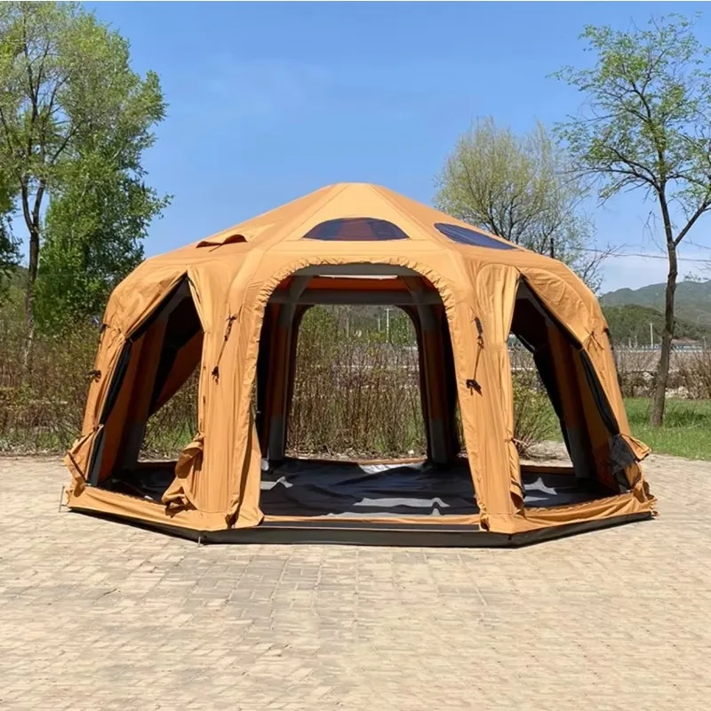

2025 Round Inflatable Automatic Mobile Glamping Outdoor Camping Tent