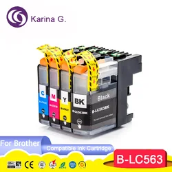 Compatible Ink Cartridge for LC563 LC563BK LC563C LC563M LC563Y Suit for brother MFC-J2310/J2510/J3520/J3720 Printer