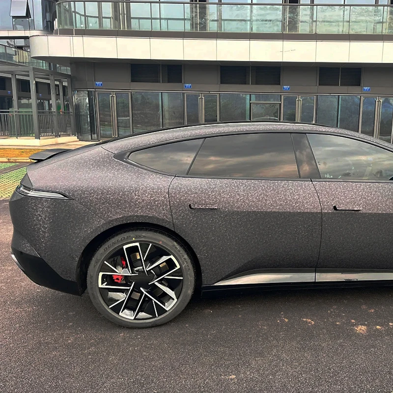 تغيير لون Ppf المضادة للخدش ألياف الكربون سيارة التفاف الفينيل ماتي الأسود نمط Ppf الجسم ملصق الحيوانات الأليفة اللون Ppf