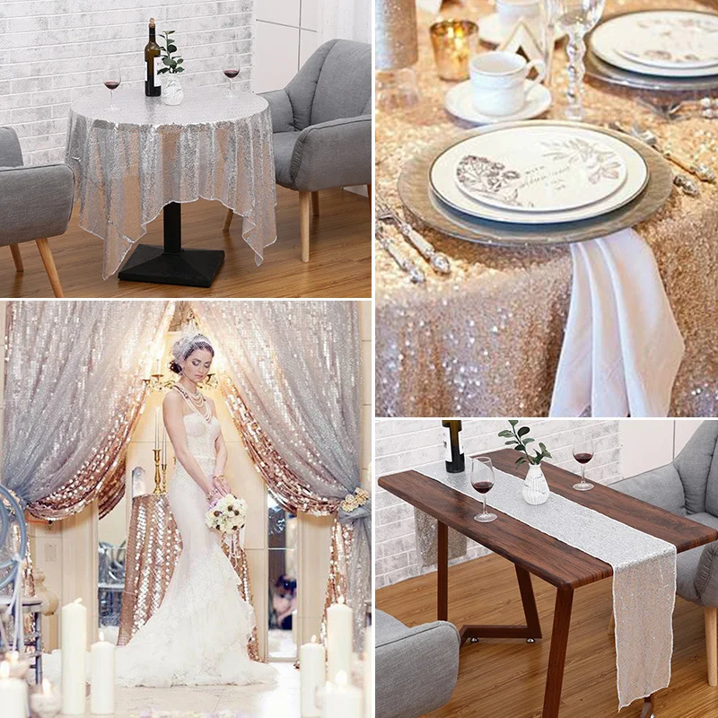 Paillettes garza abito da sposa sfondo panno personaggio tiro sfondo puntelli Festival decorazione creativa puntelli