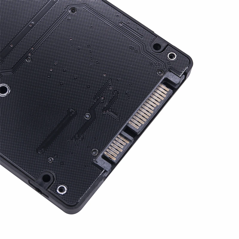 mSATA M2 zu SATA3.0 6 Gbit/s Mobile Box mSATA SSD zu SATA 3.0 2,5 Zoll Adapterkarte M.2 SATA B Key SSD Riser Konverter für PC Laptop
