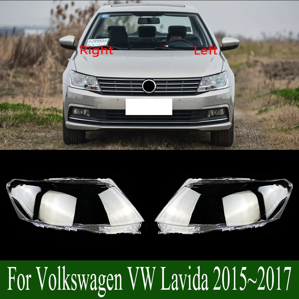 

For Volkswagen VW Lavida 2015~2017 Headlight Cover Headlamp Lampshade Lampcover Head Lamp Light Covers Shell Glass
