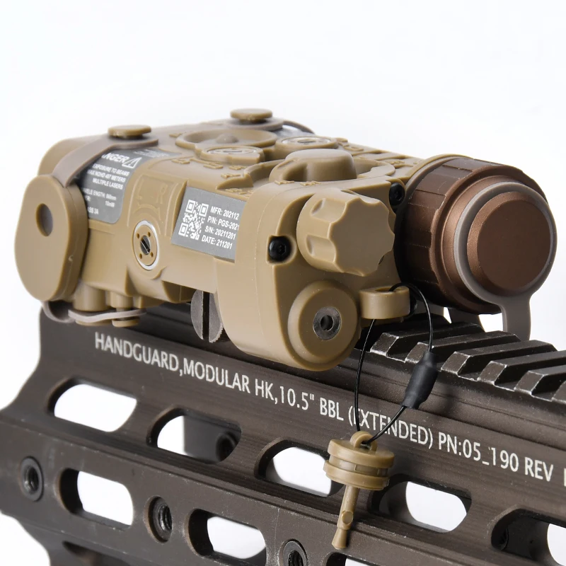 Versión táctica de nailon L3 NGAL rojo azul verde indicador M300a linterna LED sin láser IR Airsoft puntería PEQ ajuste riel de 20mm