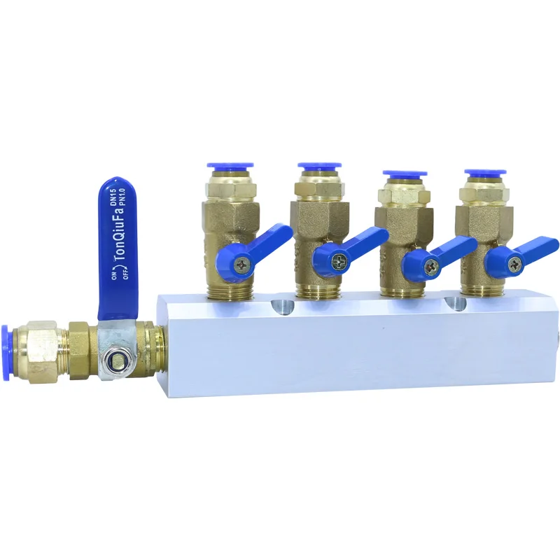 

Пневматический источник гас, делитель трахеи, полный 4-точечный выхлоп G1/2, PU16/1210 мм, многополосный g в качестве блока