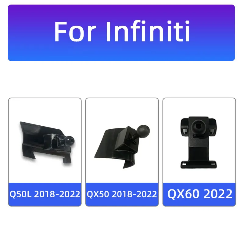 

Car Air Vent Mount Bracket Cell Phone Stand Base Fixed Bracket For Infiniti QX50 QX60 Q50L 2018 2019 2020 2021 2022 Accessories