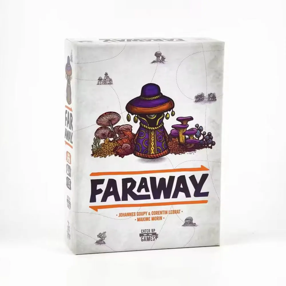 

Настольная игра Faraway для 2-6 игроков, веселая карточная игра для вечеринок и досуга с друзьями, стратегическая игра - расширение PEOPLE FROM BELOM
