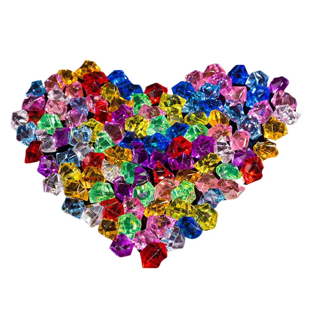 

95Pcs Acrylic Stones Color Crystal for Home Wedding Centerpieces Vase Filler Aquarium Decor Craft Supplies Acrylic Stones
