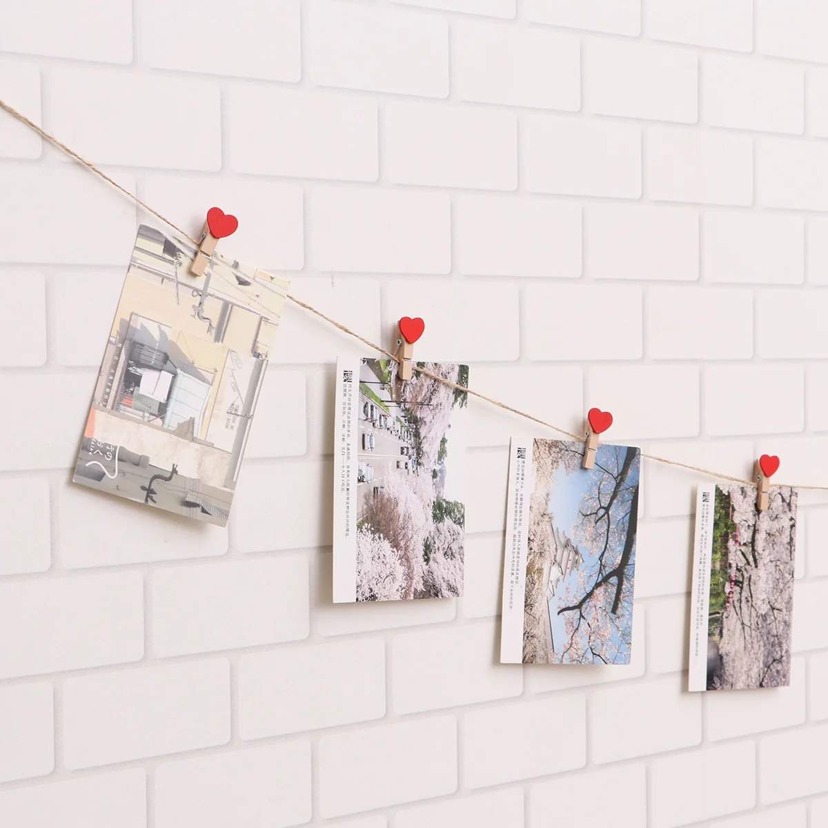 

30pcs Wooden Clips Heart Clothespins Natural Wood Craft Clips For Wedding Party Decor Diy Paper Wooden Paper Pegs Pegs