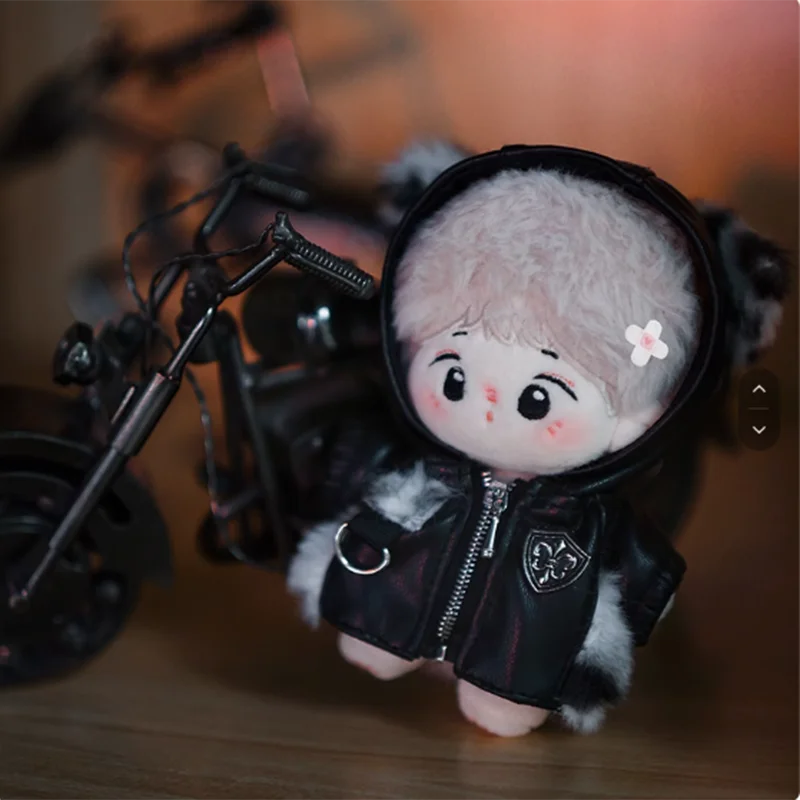 Ensemble Veste Moto En Taille 17cm Pour Poupée Labubu – Accessoires Inclus – Idéal Collectionneurs