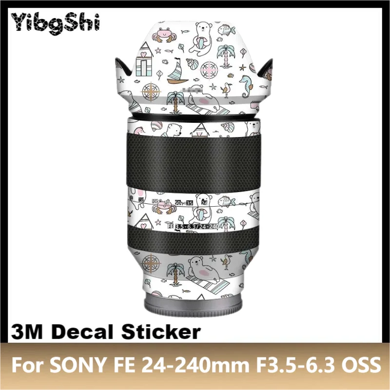 

For SONY FE 24-240mm F3.5-6.3 OSS Lens Sticker Protective Skin Decal Vinyl Wrap Film Anti-Scratch Protector Coat SEL24240