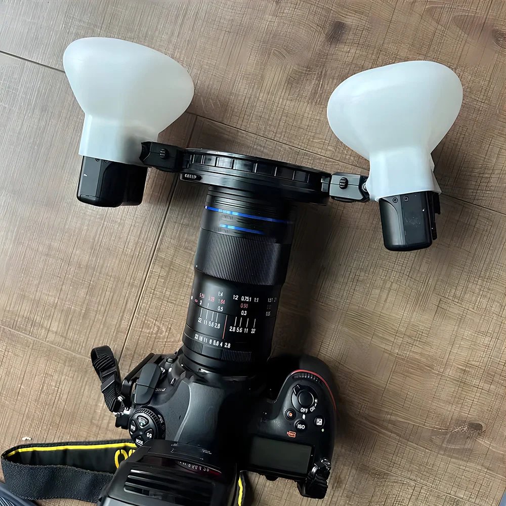 2 Stück DIY Silikon-Softbox Dental-Makro-Blitz-Diffusor Natürliches Licht für Nikon R1C1 Yongnuo YN24EX Godox MF12 Kamerazubehör – Detail 13