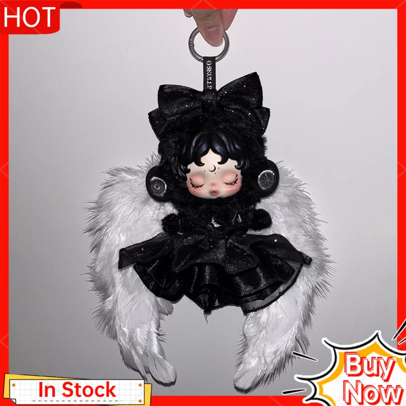 

Набор одежды для куклы Skullpanda Sleepless Theatre Starry Night: черно-белый костюм с ангельскими крыльями для куклы, для переодевания