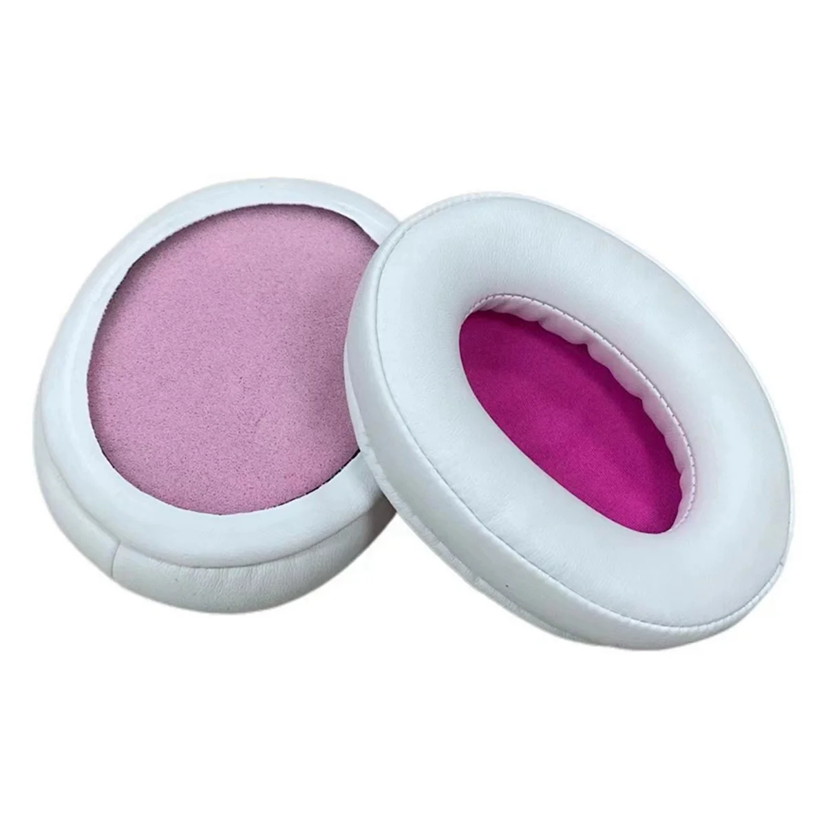 

NEW Replacement Ear Pads for Kingston Cloud Silver II Headphone Soft Foam Ear Cushion Pads White+Red