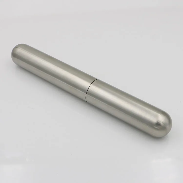 168*22mm Humidor Thickened Stainless Steel Cigar Tube Storage Box Case Single Cigar Holder Cigarette Set view 4