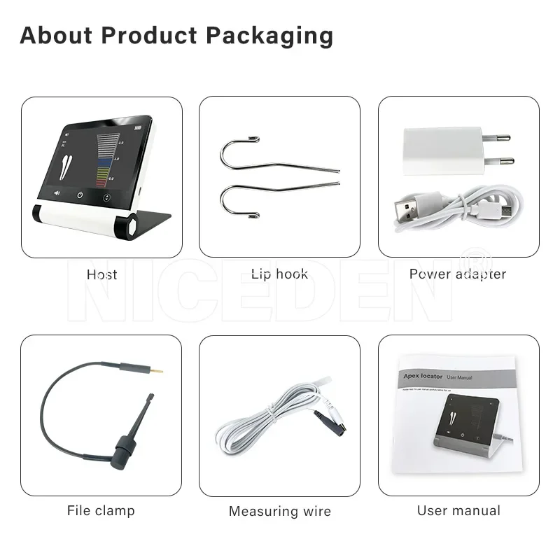 Den tal Endodontic Apex Locator LCD Root Canal Finder Accurate Measurement  Device Surgical Root Canal Instruments