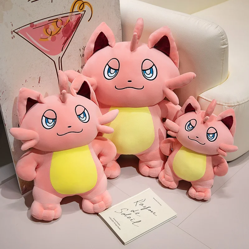 Juguete de peluche de gato de truco rosa para niños, muñeca llena de algodón, decoración de habitación Kawaii, juguetes lindos, 35 cm, 45 cm, 55cm, 1pc