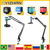 YIZHAN 4K 60MP 48MP HD Electronic Digital Microscope For Soldering HDMI VGA USB Industrial Welding Camera 150X 1080P 60FPS/30FPS