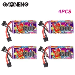 4Pcs GNB 6S 1500mAh 120C/240C Lipo Battery For RC Helicopter Quadcopter FPV Racing Drone Parts 22.8V Rechargeable Battery