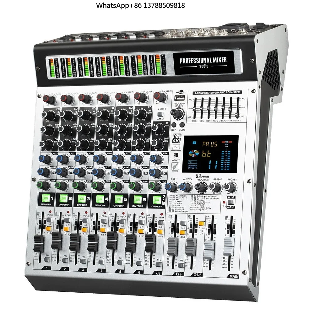 8 Channel Mixer Pro…