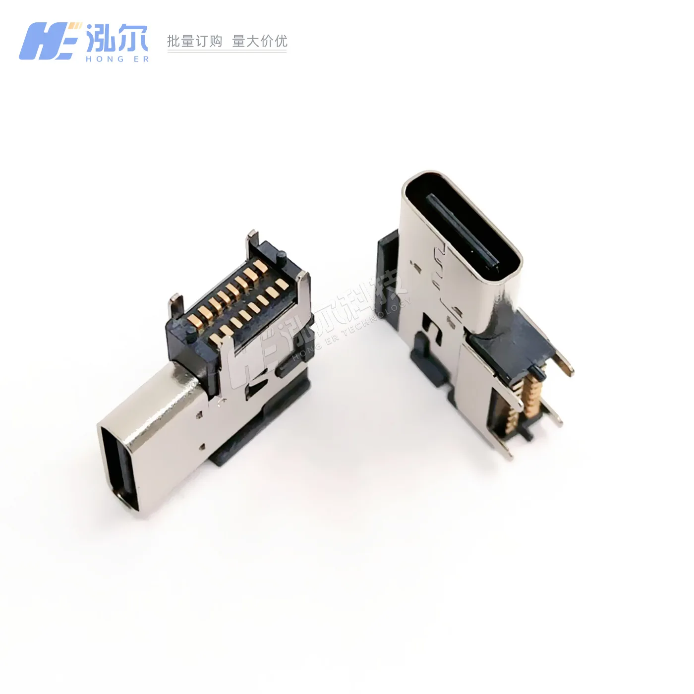 

For side sticker TYPE-C female seat 16pin side patch board 16P female seat SMT pad height 7.2mm connector interface