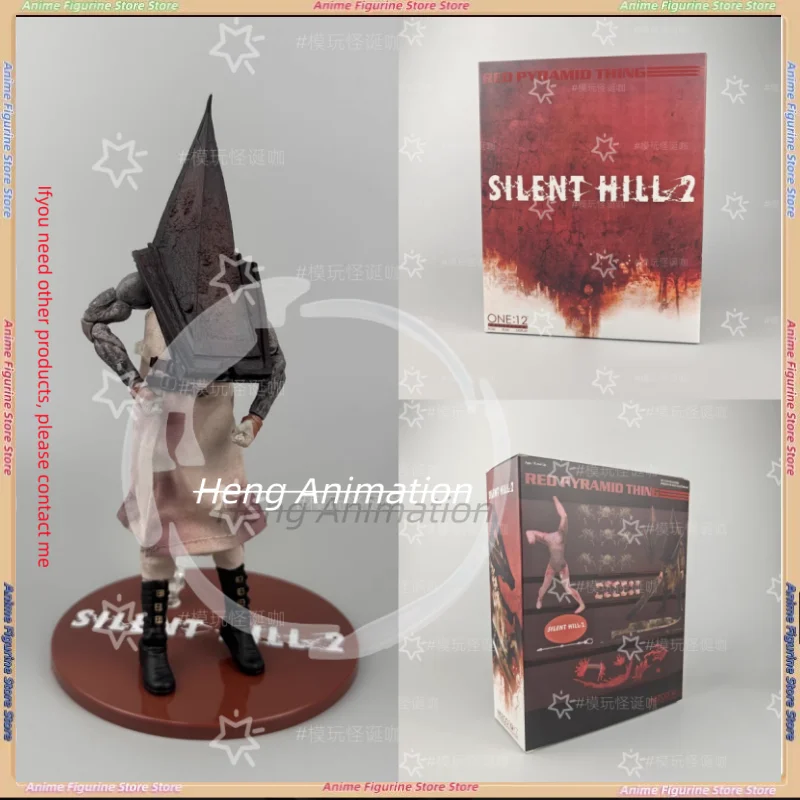 

Mezco Ant 1/12 Real Cloth Silent Hill Executioner Pyramid Head Butcher Model Action Figure Decoration Made in China