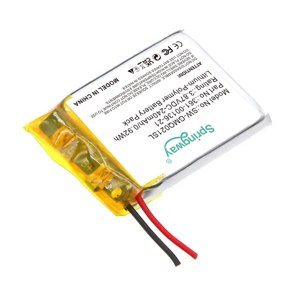 SPRINGWAY High Quality Replacement Battery For Garmin Venu SQ2 361-00136-20 361-00136-21 Rechargeable Batteries 240mAh