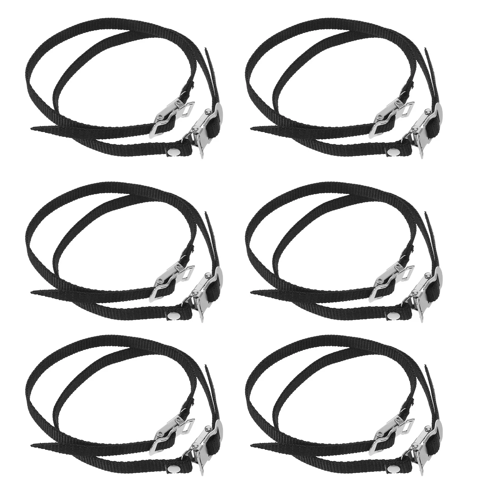 12pcs Bicycle Pedal Straps Adjustable Foot Strap For Stationary Exercise Bike Universal Cycling Foot Fastener Durable Nylon view 3