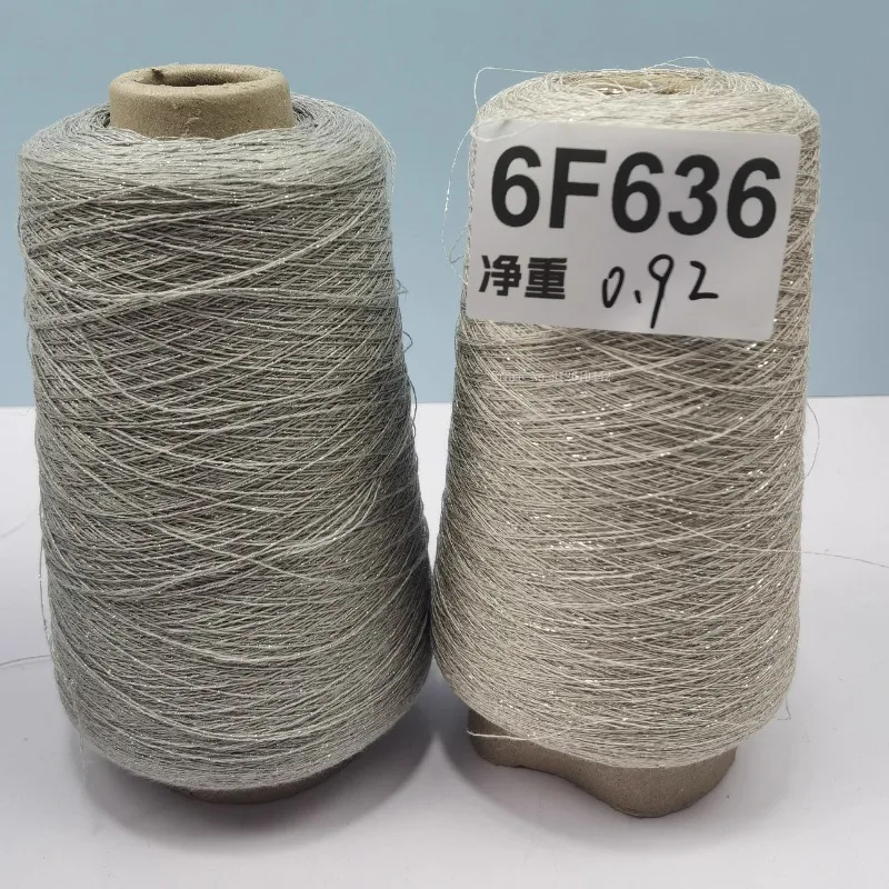 500-1340g/Ball Extra Fine Shimmering Lustrous Flax Wool Thread DIY Hand-woven Summer Sun Protection Shawl/short-sleeved Material