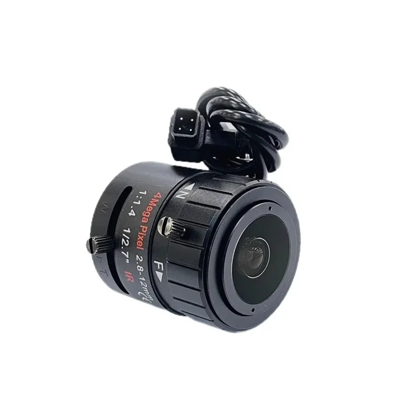 Automatic iris 2.8-12mm zoom lens 4MP high-definition 1/2.7 surveillance lens