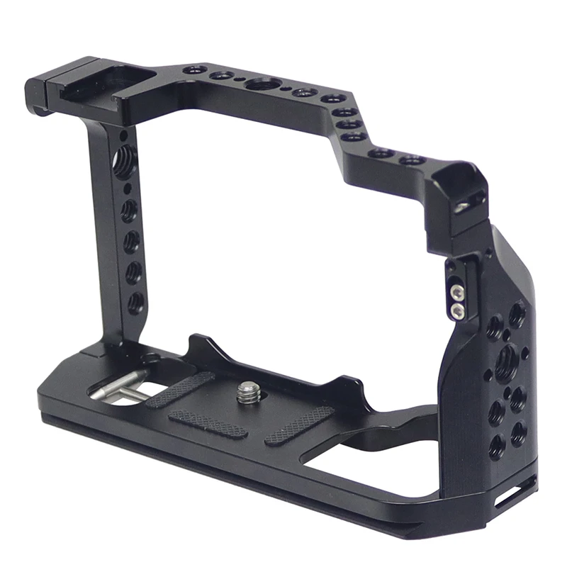 BGNing A7C2 A7CII A7CR Schnellwechselplatte L-Halterung Holzgriff Vollständige Abdeckung Kamerakäfig für Sony A7C SLR Handgriffhalter – Detail 26