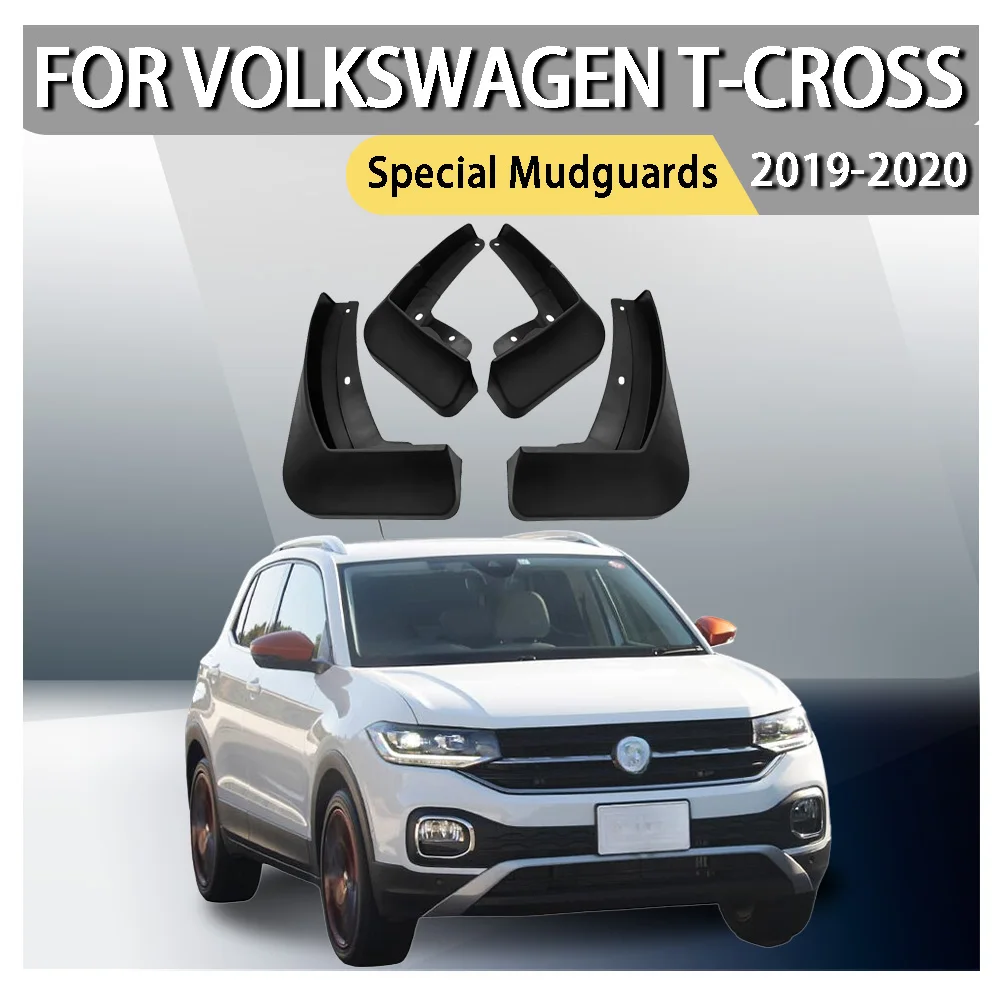 

ABS Plastic Car Styling Cars Accessories Special Mudguards For Volkswagen T-Cross 2019 2020 Car Decoration Car Upgrade
