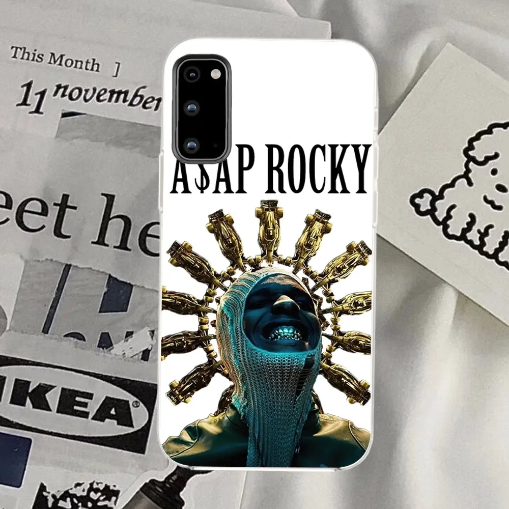 Rapper A-ASAP Rocky Don't Be Dumb Phone Case For Samsung Galaxy S20 S22 S21 S23 Fe Lite A71 Plus Ultra Transparent Shell