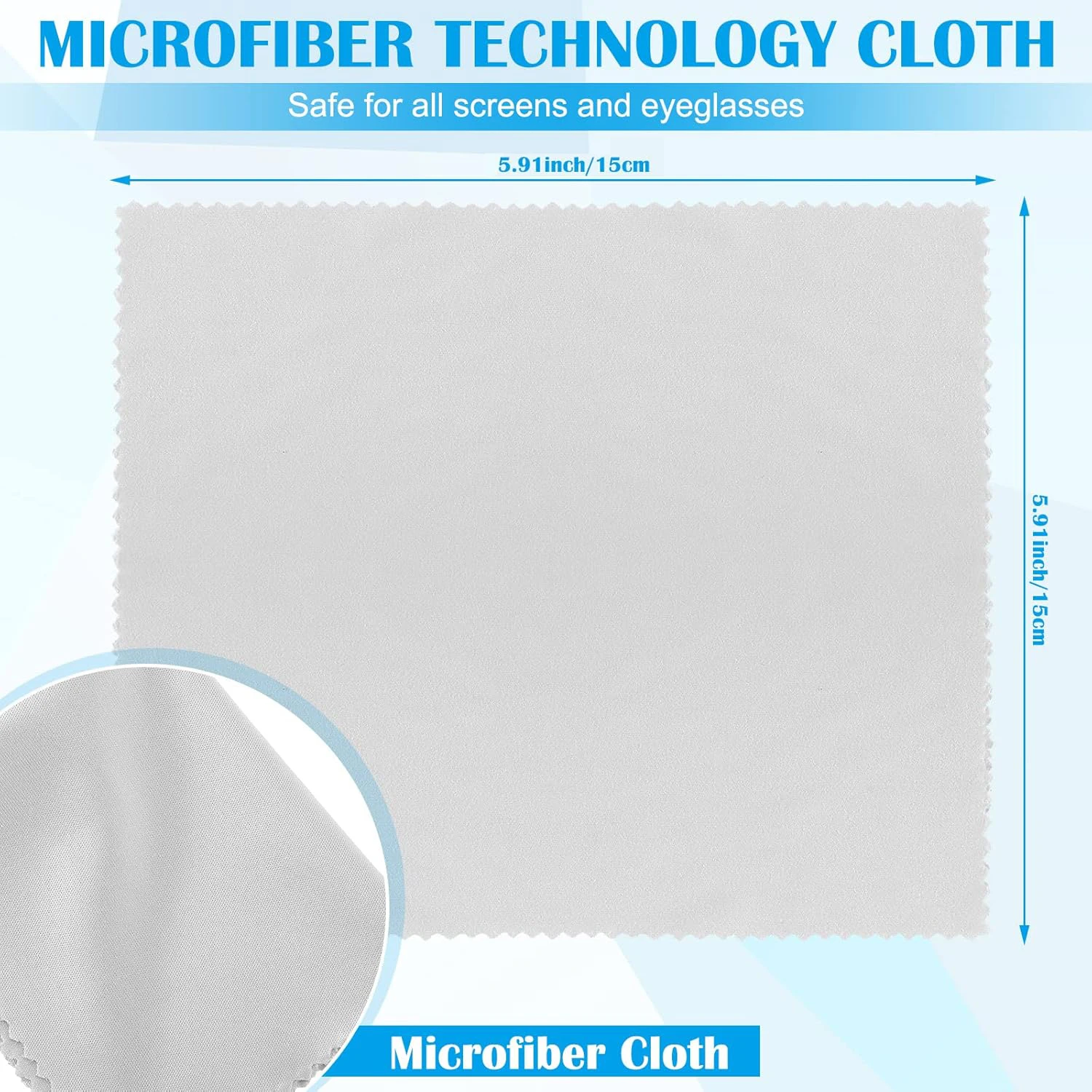 Pano de limpeza de microfibra ultra-macio, telas multifuncionais, toalhetes para iphone, lentes, laptops, tablets, câmera lcd