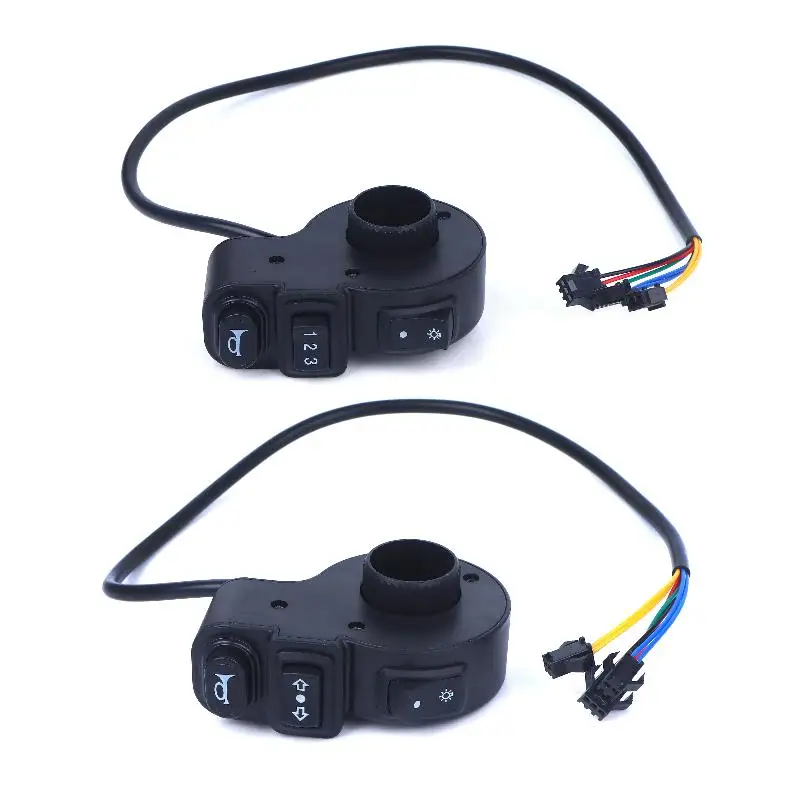 1/3Pcs Motorcycle Accessories 3in1 E-bike Light ON-OFF Switch Horn Turn Signal Switches For Motorcycle Handlebar Switch. - view 6