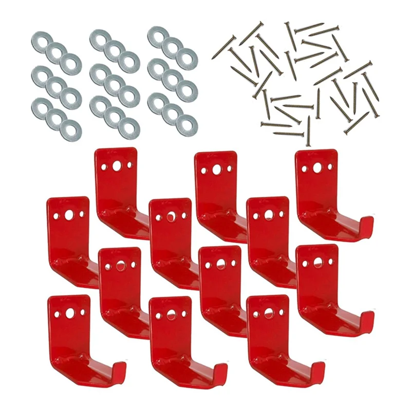 ABBK-Dudukan Mata Pemadam Api, Kait Dinding, Braket Mata Pemadam Api Hingga 40 Lbs Alat Pemadam Api, Cocok untuk Api 12 Pak