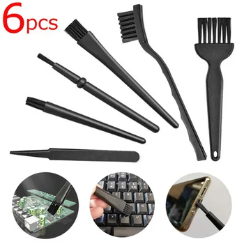 정전기 방지 키보드 청소 브러시 ​​키트 노트북 PC 메인 보드 컴퓨터 먼지 제거제 브러쉬 도구 전자 케어 액세서리