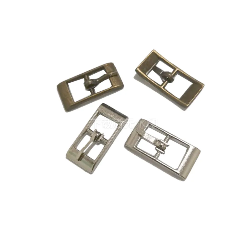 

60pcs/Lot Metal Small 7.5mm Shoe Buckle With Pin Alloy Sandal Buckle Silver Nickle/Antique Brass