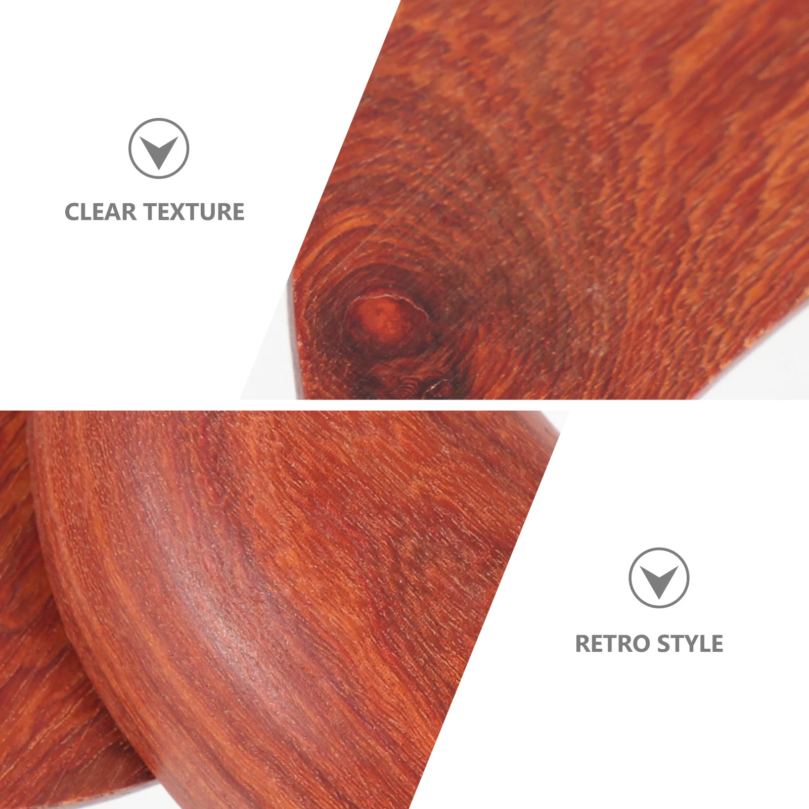 

2pcs Crescent-Shape Divination Cups Wood Premium Handcrafted Yin Yang Tool For Fengshui Buddhist Temple Decoration Retro Home