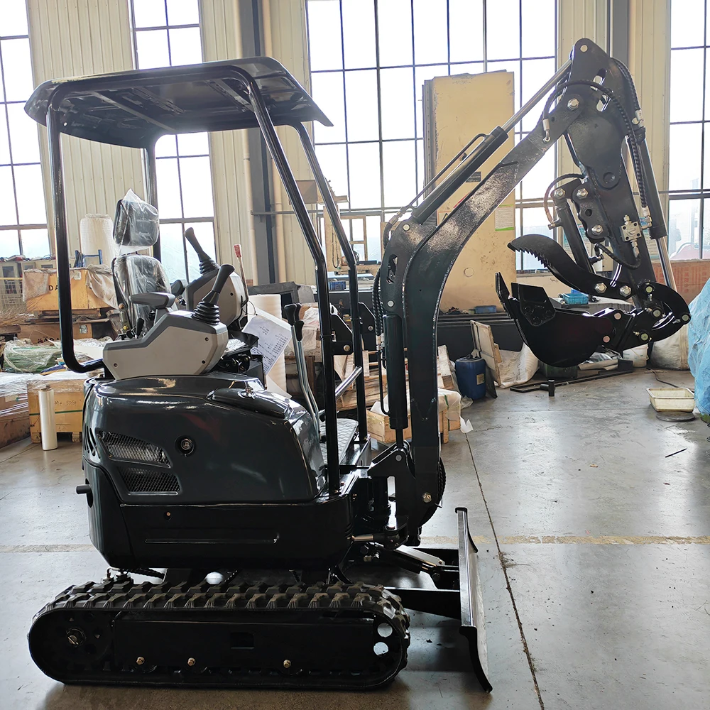 1.5 Ton Mini Excavator / Mini Digger, 1500kg Mini-pelle Minigraver, CE Approved Crawler Digger for Yard