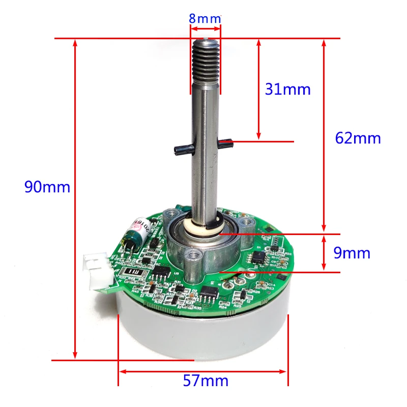 DC12V 24V 40W 1600rpm PWM MJ16-MT01 Outer rotor brushless fan motor