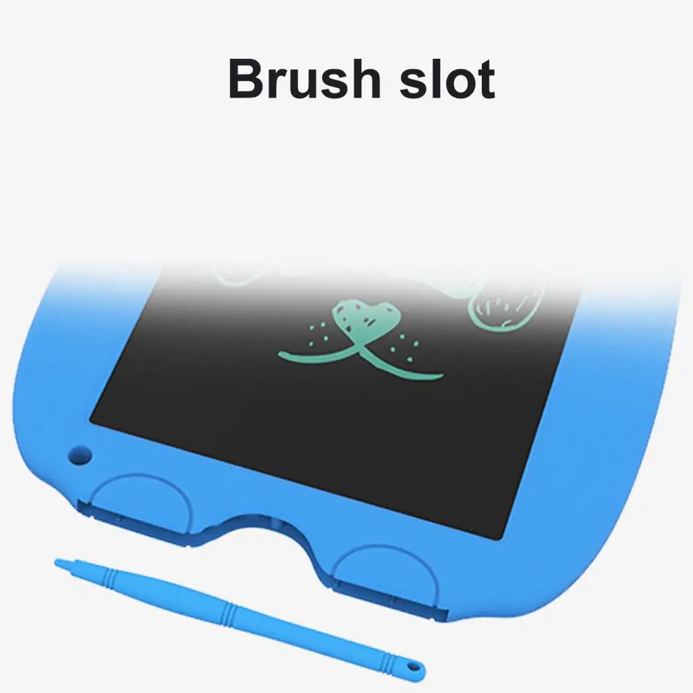 9 polegadas One-key Apagar Estudante Crianças Educacional Handwriting Pad Prancheta com Lápis Cartoon Dog Shape Portable LCD Screen