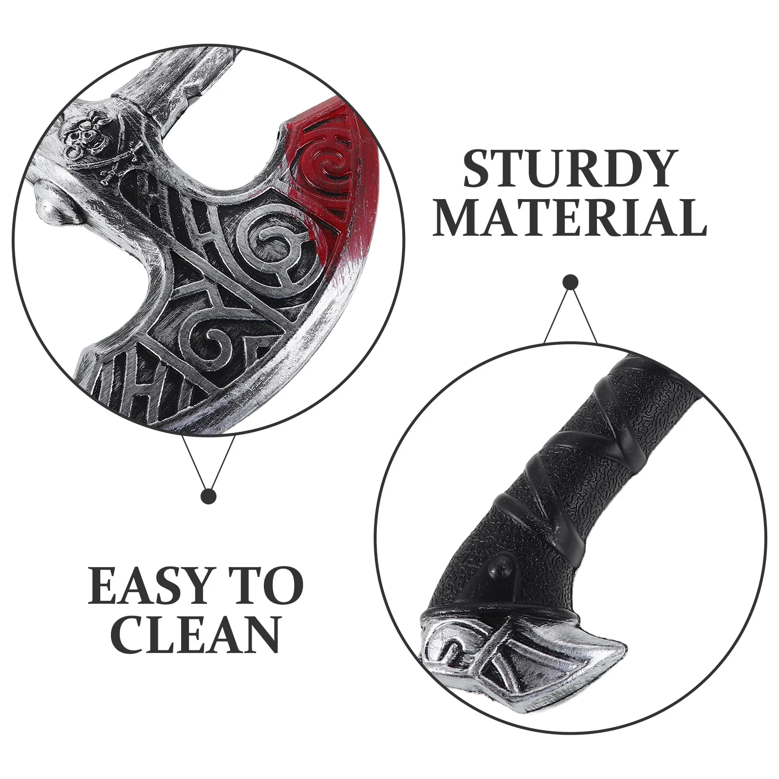 Gefälschte Achsen Realistische Wikinger Axt Prop Halloween Kostüm Mittelalter Cosplay Party Bühne Leistung Requisiten Gefälschte Achsen