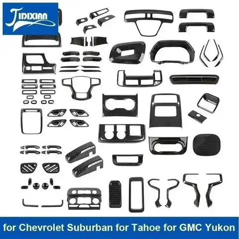 JIDIXIAN Car Interior Exterior Decoration Cover for Chevrolet Suburban 2020 Up for Tahoe for GMC Yukon 2021 2022 2023 2024 Up