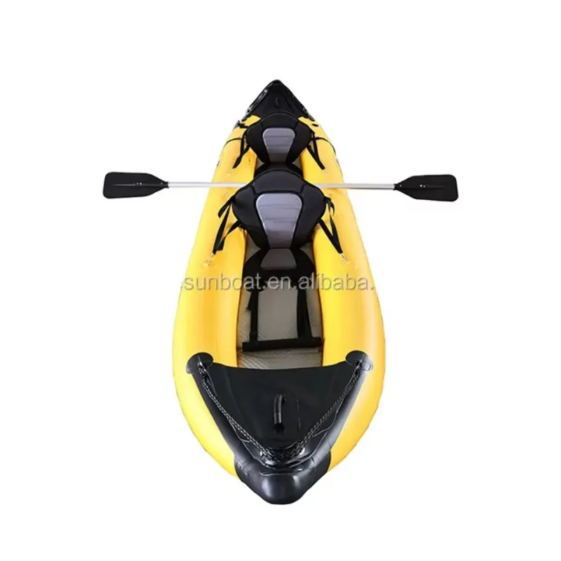 

Inflatable Sit-On-Top Kayak, Cheap Fishing Whitewater Paddle Boat 2025
