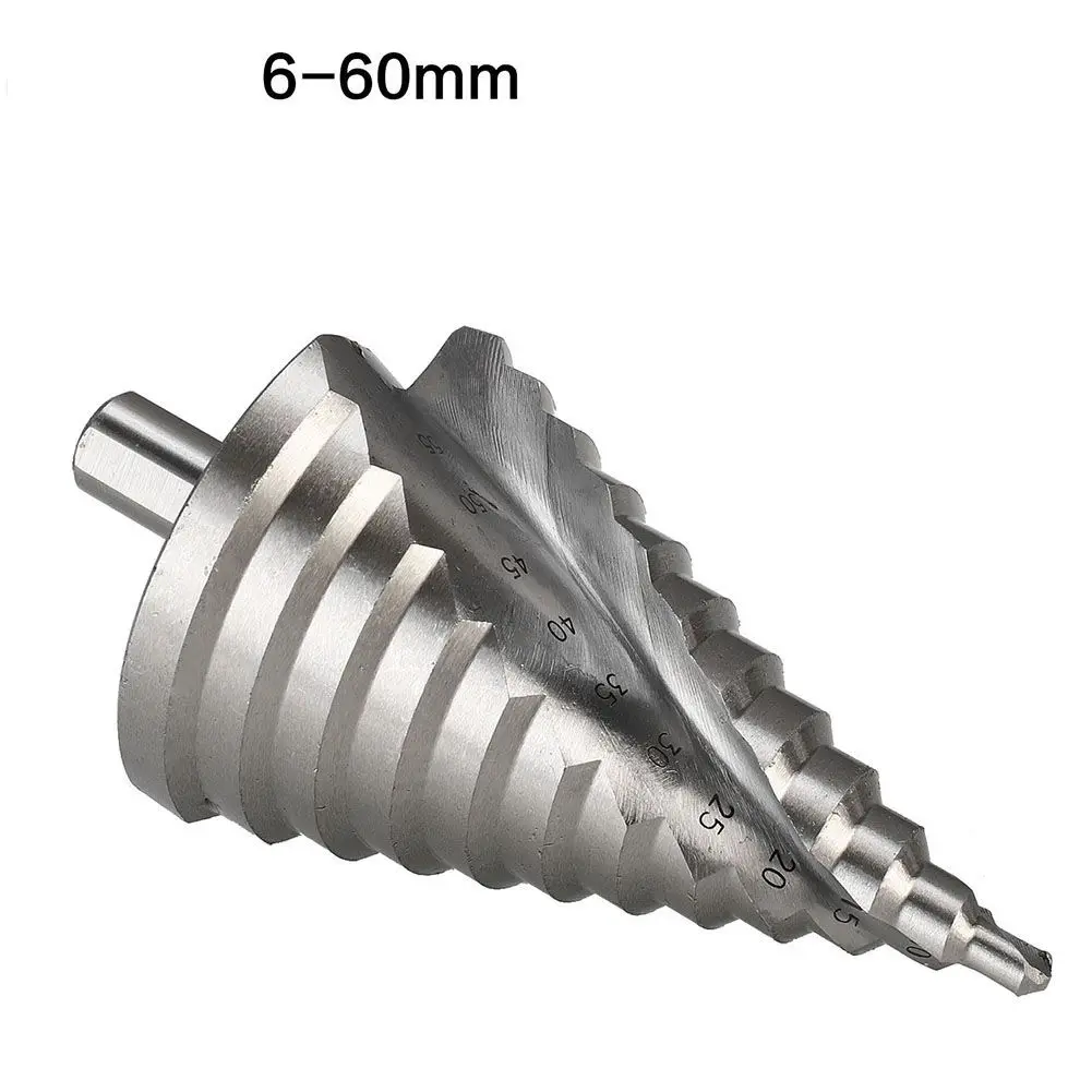 

Ступенчатое сверло 6-60 мм, спиральная пагода, резак для отверстий в листовом металле, конусное сверло, треугольная ручка, расширитель