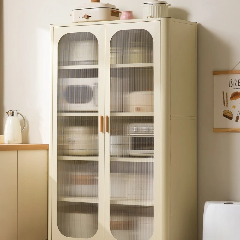 Kitchen shelves Floor-to-ceiling multi-layer storage cabinets Microwave oven lockers