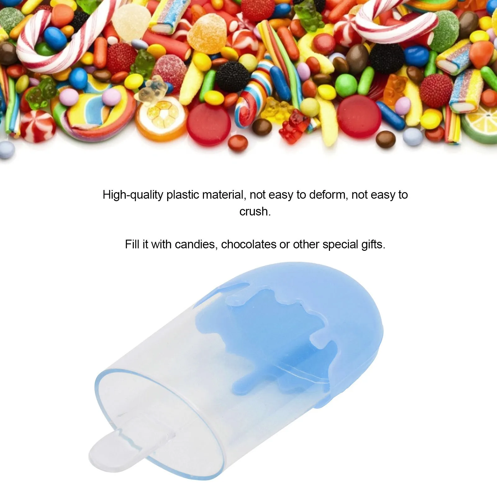 Eis Form Candy Box Kunststoff Candy Fall Container Hochzeit Party Liefert Candy Box Geschenk Candy Organizer Party Favor