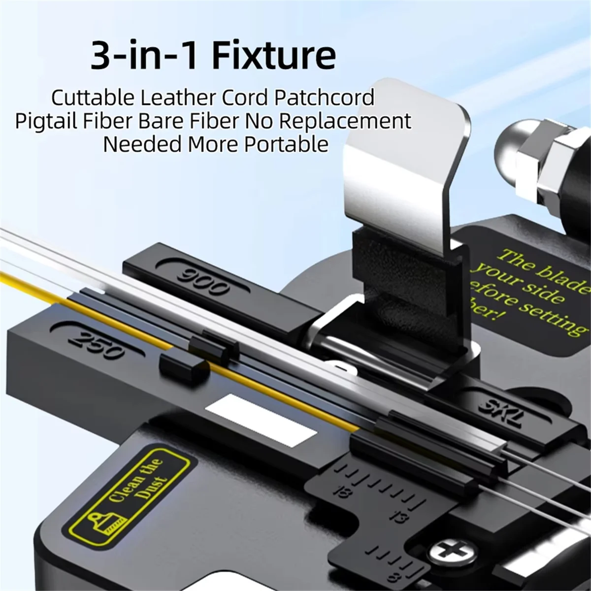 AT14A HB-6C New FTTH High Precision Cutting Tool Optical Fiber Cleaver Cable Splice Cutting Knife Cold Splicing Tool