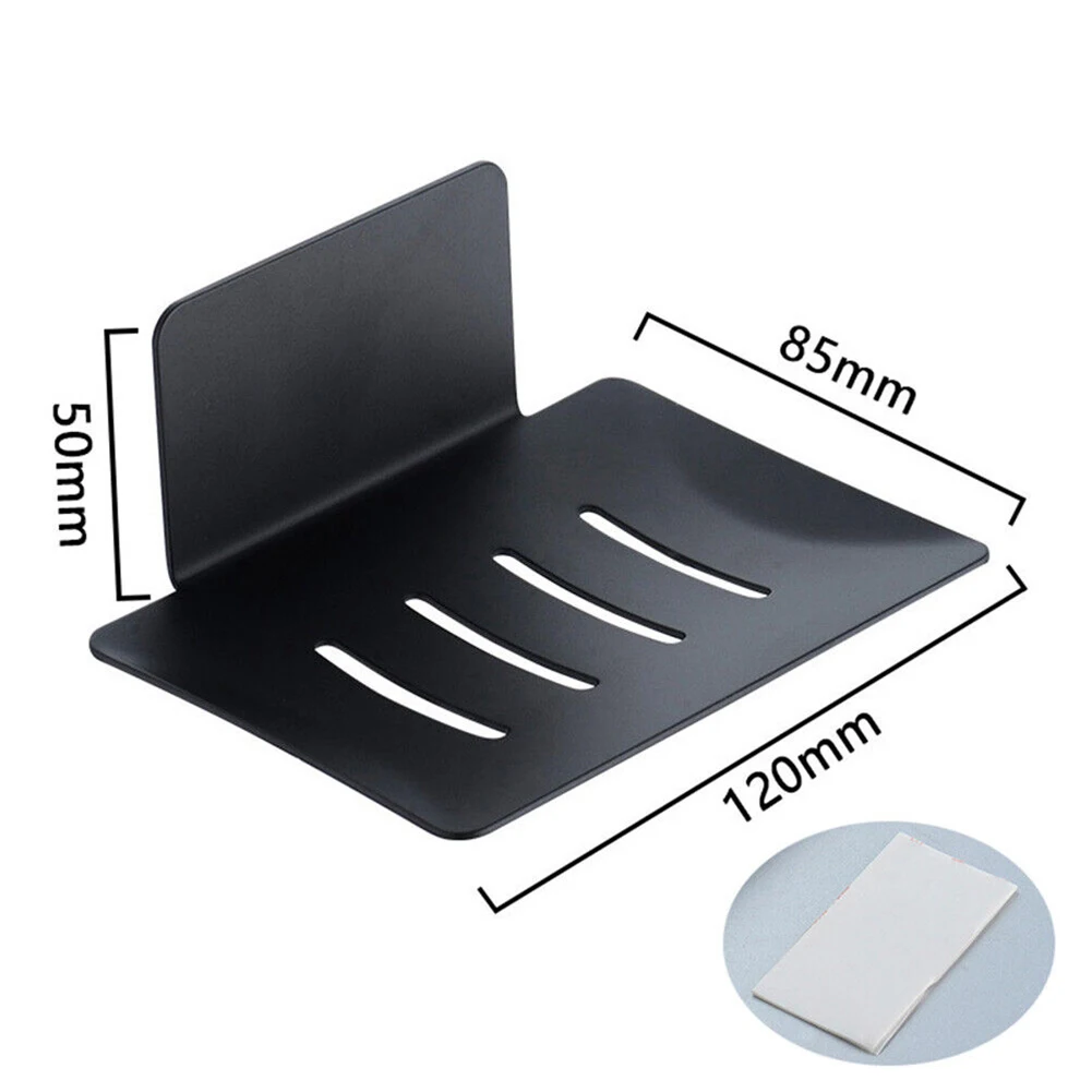 Soap Holder Dish For Storing Bathroom Stuffs Keeps The Bathroom Stuffs Dry And Hygeian High Quality 1 Pc Black Brand New